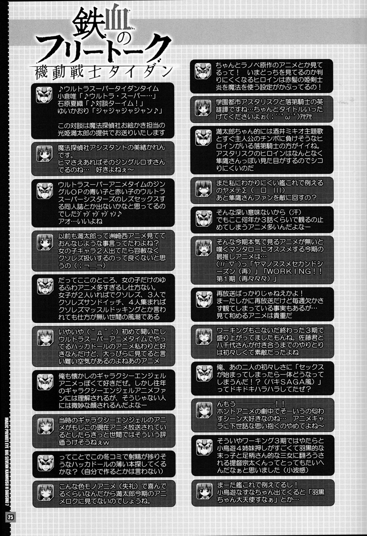 (C89) [Magic Private Eye (Mitsuki Mantarou)] Kanmusu wa H Daisuki 7 (Kantai Collection -KanColle-) (C89) [魔法探偵社 (光姫満太郎)] 艦娘はH大好き7 (艦隊これくしょん -艦これ-)