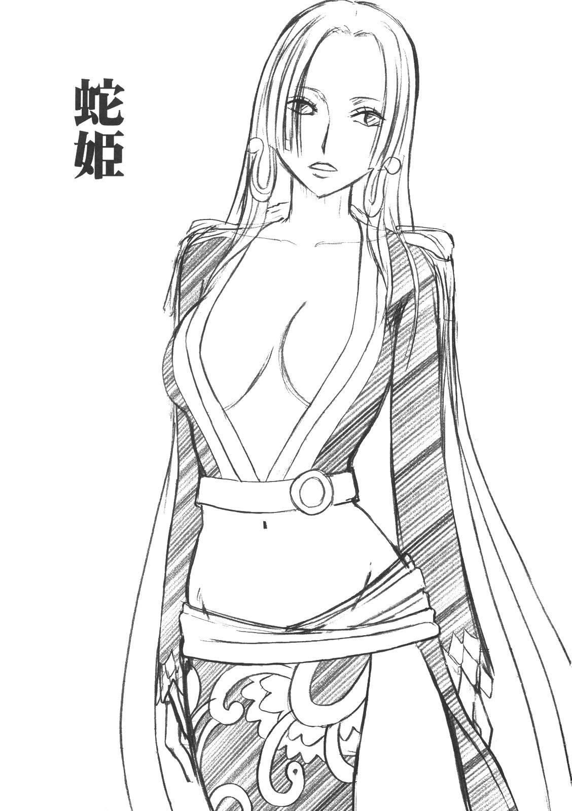 (C75) [Crimson Comics(Carmine)] Hebi-hime (One Piece) [Chinese] (C75) [クリムゾン (カーマイン)] 蛇姫 ( ワンピース)