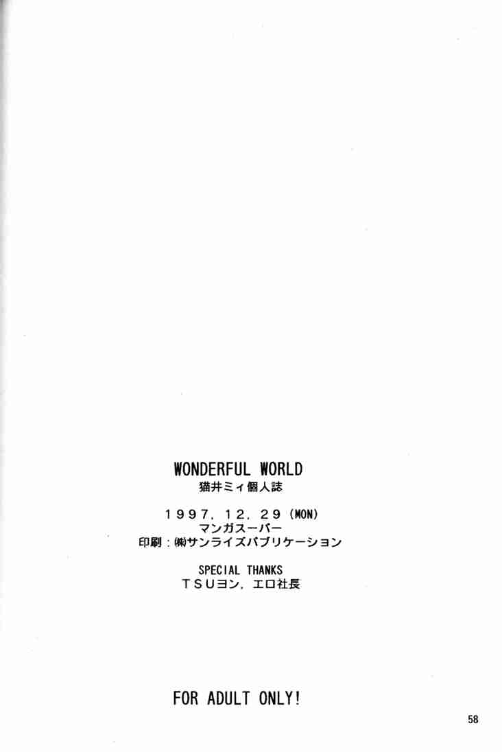 [Manga Super (Nekoi Mie)] Wonderful World (Neon Genesis Evangelion) [マンガスーパー(猫井ミィ) Wonderful World (新世紀エヴァンゲリオン)