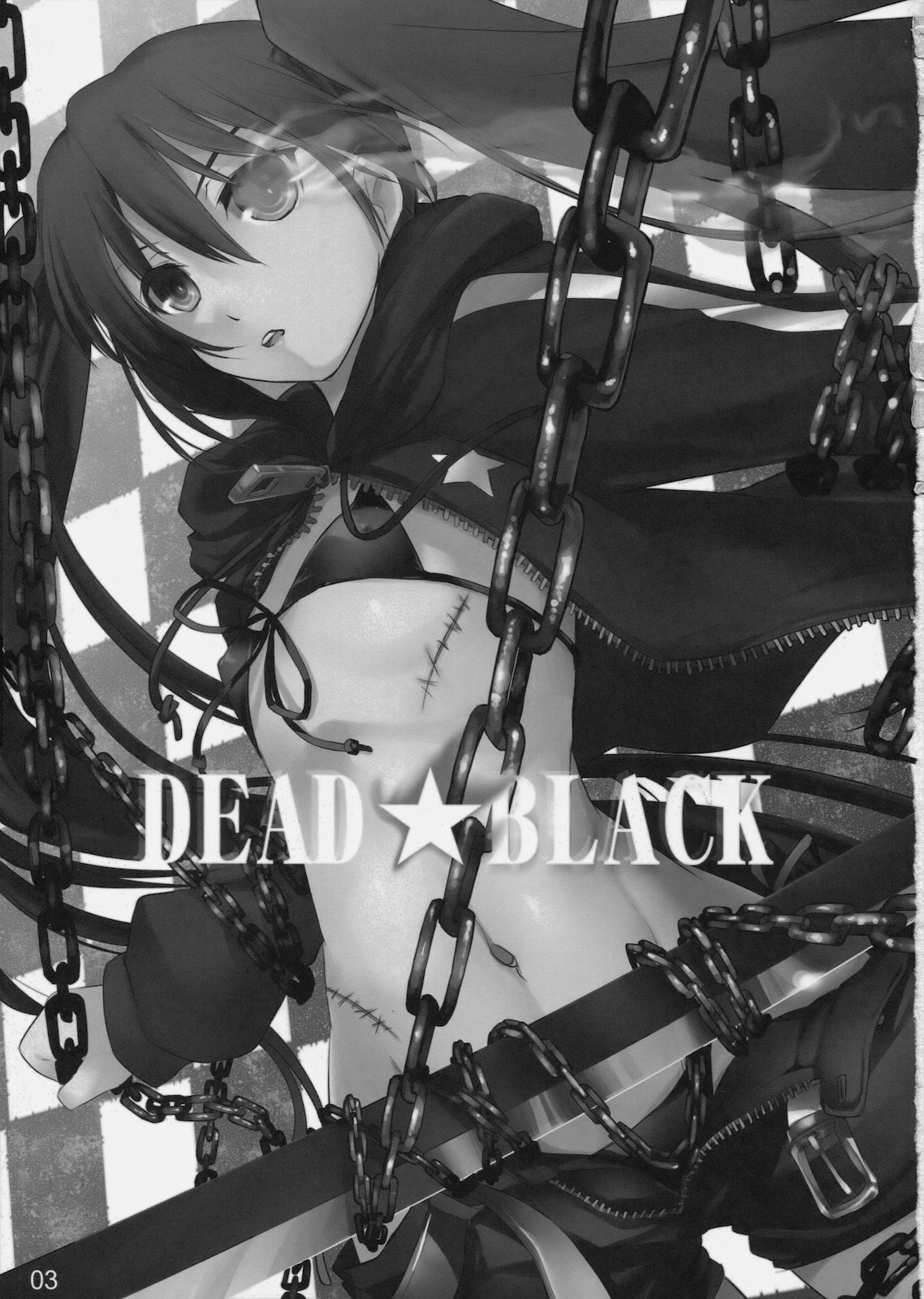(C78) [Shimoyakedou (Ouma Tokiichi)] DEAD★BLACK (BLACK★ROCK SHOOTER) (C78) (同人誌) [しもやけ堂 (逢魔刻壱)] DEAD★BLACK (BLACK★ROCK SHOOTER)