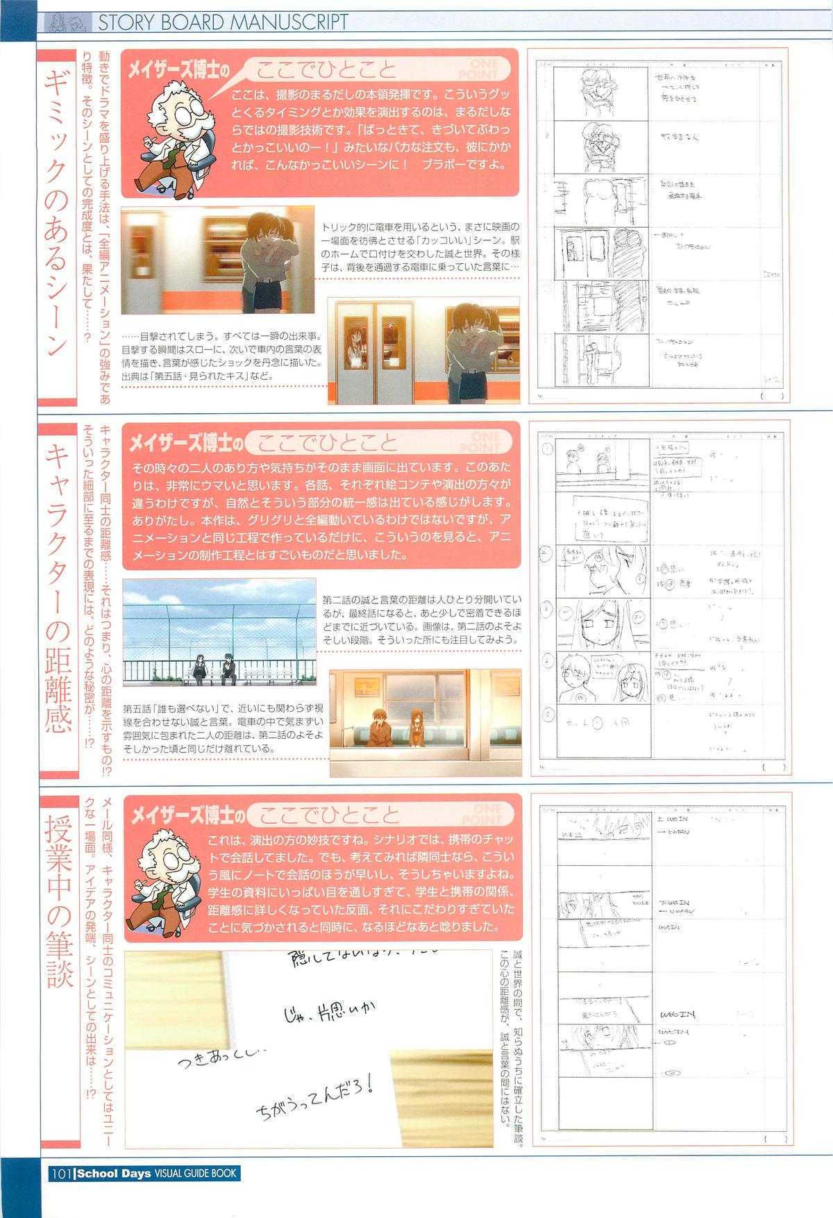 School Days Visual Guide Book School Days ビジュアル・ガイドブック