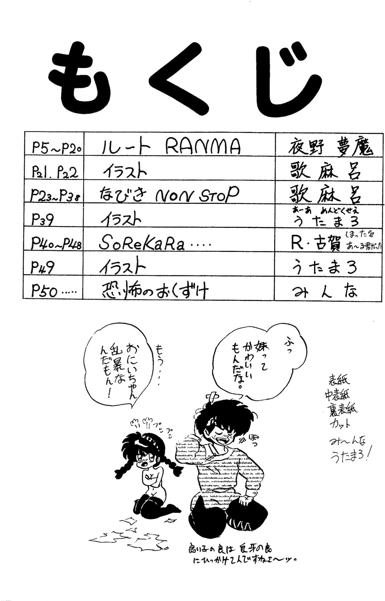 (C37) [MATSUBAYA Corporation (Various] Route RANMA (Ranma 1/2) (C37) [MATSUBAYA Corporation (よろず)] ルートRANMA (らんま1/2)