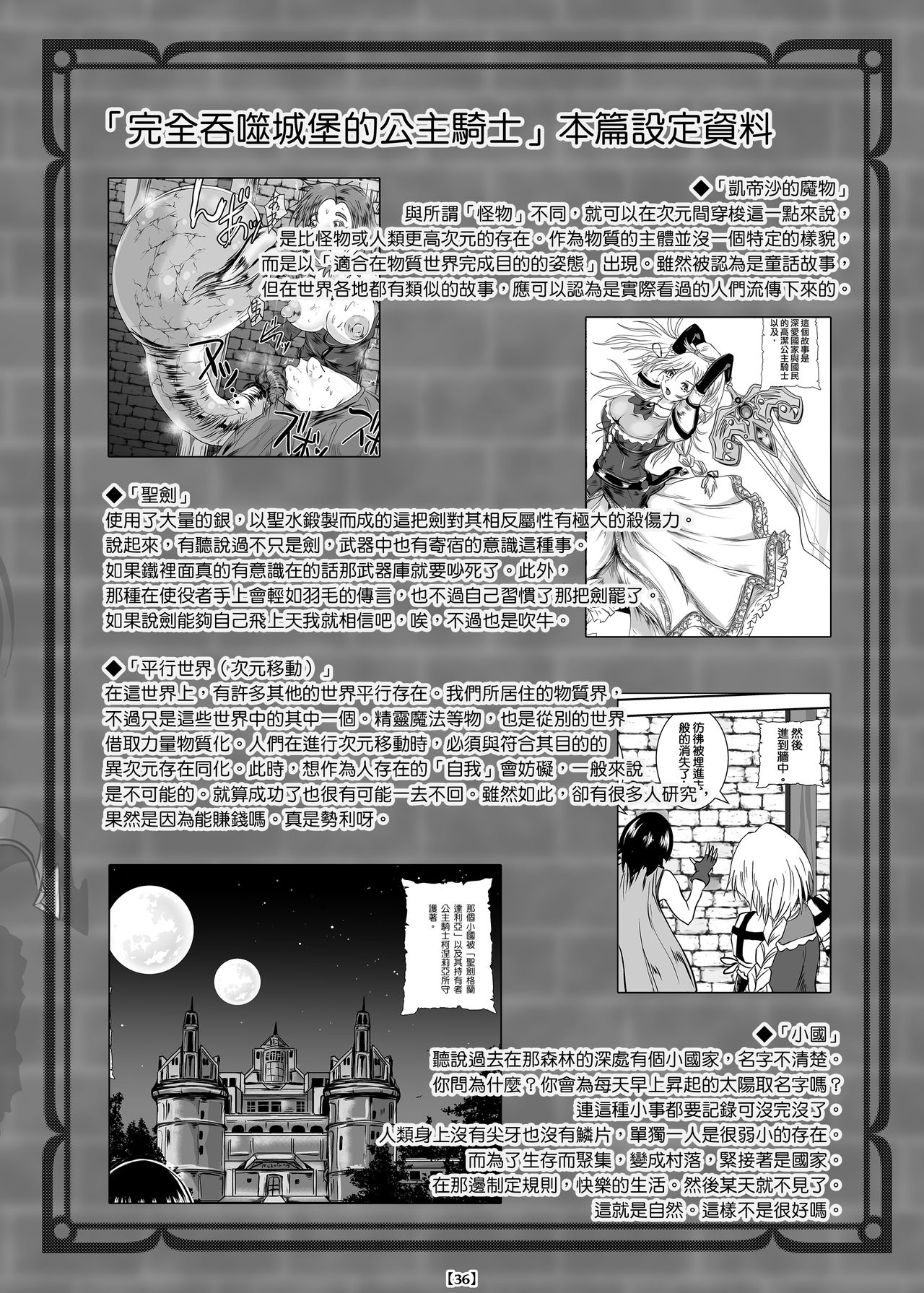 [Erotic Fantasy Larvaturs (Takaishi Fuu)] Marunomijo no Himekishi | 完全吞噬城堡之公主騎士 [Chinese] [Digital] [らばた工房 (高石ふう)] 丸呑み城の姫騎士 [中国語] [DL版]