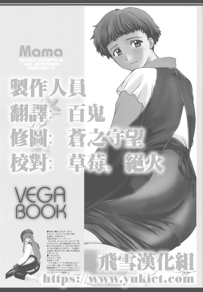 (CR29) [Secret Society M (Kitahara Aki)] Mama VEGA BOOK [誘惑マダム](Gear Fighter Dendoh) [Chinese] (Cレヴォ29) [秘密結社M (北原亜希)] Mama VEGA BOOK (GEAR戦士電童) [中文翻譯]