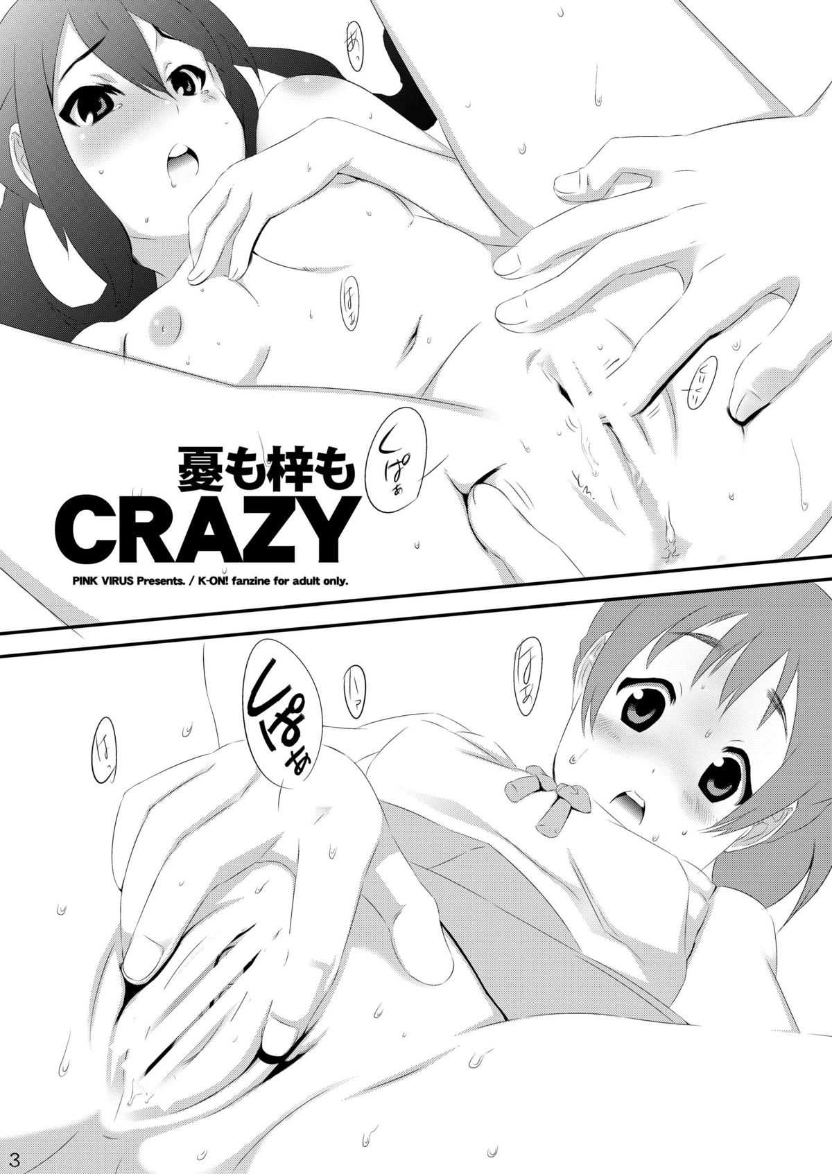 (C80) [PINK VIRUS (Hirotake)] Ui mo Azusa mo CRAZY (K-ON!) [Chinese] [工口神社汉化] (C80) [PINK VIRUS (ヒロタケ)] 憂も梓もCRAZY (けいおん!) [中文翻譯] [工口神社汉化]