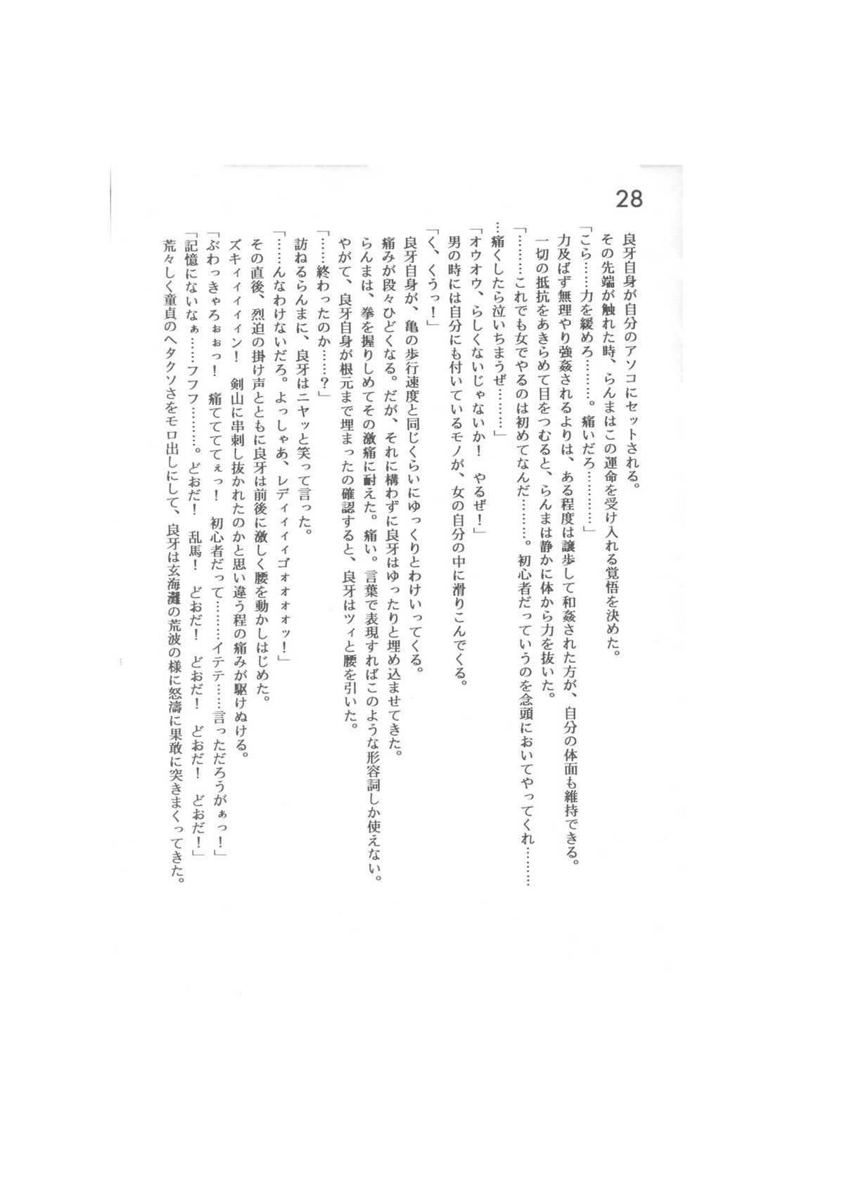小説らんま1／2　完結編　-第一部　恋の発生- A Ranma Novel By Dark Zone 