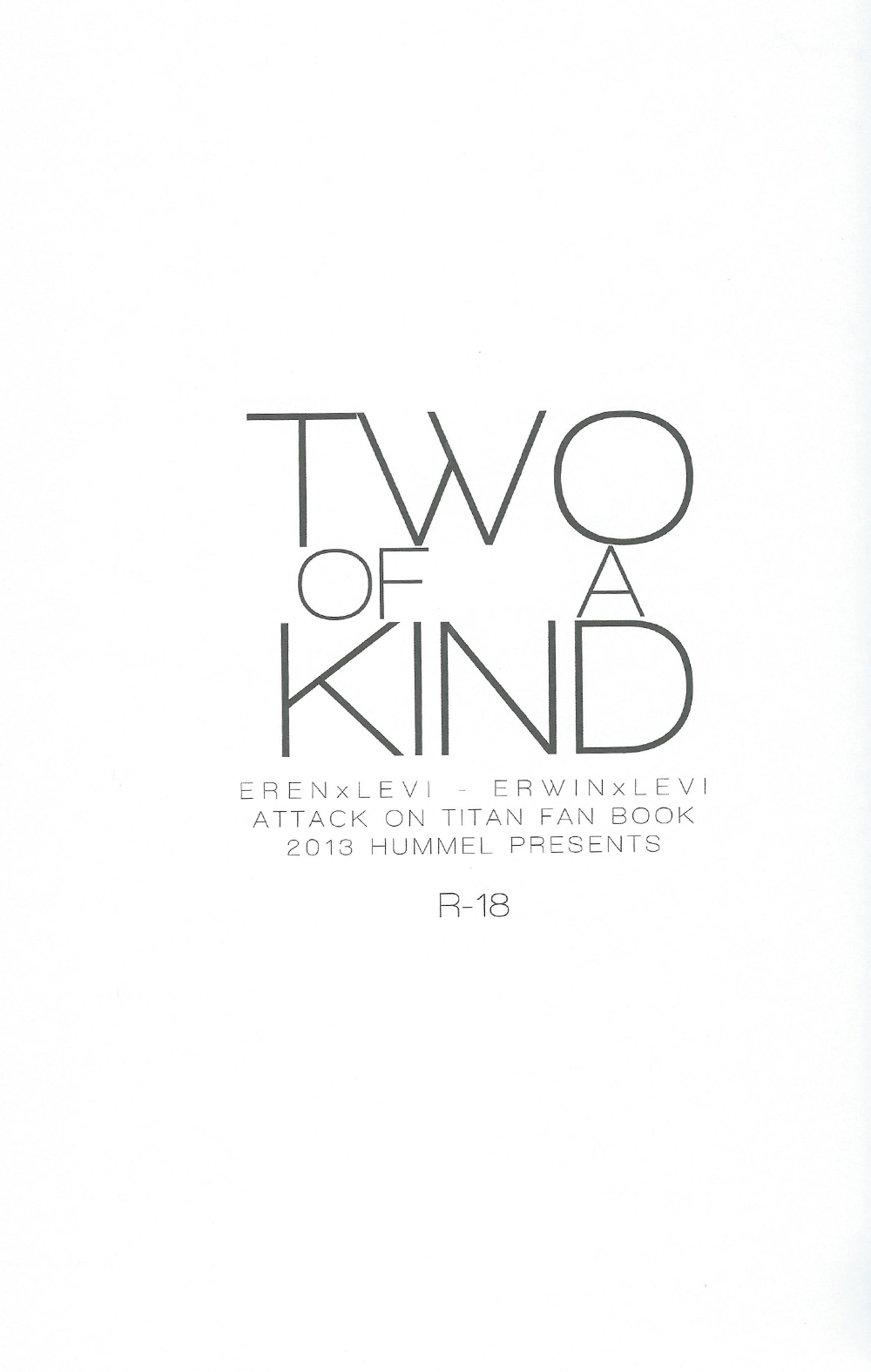 [Hummel] Two of a Kind (Shingeki no Kyojin) 