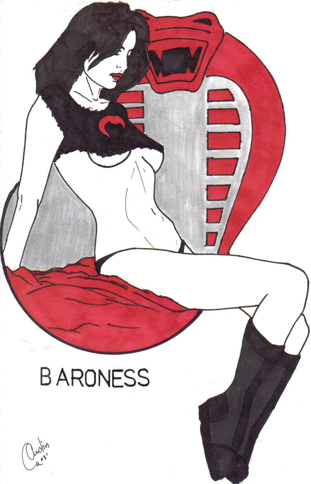 The Baroness Hentai and Non-H Art 