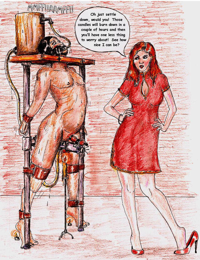 Augustine Femdom Enema and Torture Artwork 